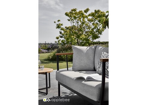 Diivan Apple Bee CONDOR must / helebeež, 140x81xH64 cm