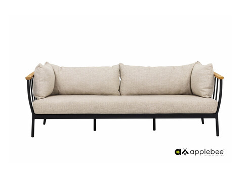 Diivan Apple Bee CONDOR must / helebeež, 206x81xH64 cm