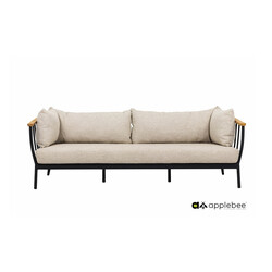 Diivan Apple Bee CONDOR must / helebeež, 206x81xH64 cm
