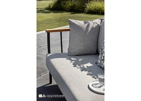 Diivan Apple Bee CONDOR must / helebeež, 206x81xH64 cm