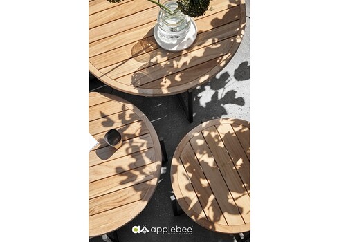 Diivanilaud Apple Bee CONDOR must / tiik, D94xH44 cm