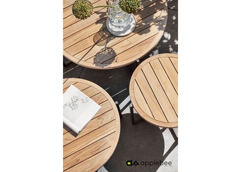 Diivanilaud Apple Bee CONDOR must / tiik, D94xH44 cm