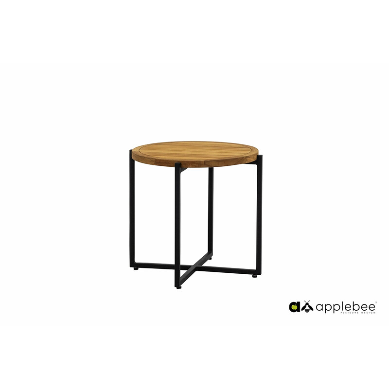 Diivanilaud Apple Bee CONDOR must / tiik, D54xH50 cm