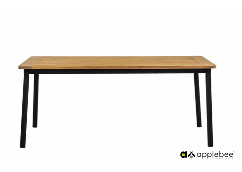 Söögilaud Apple Bee ELLE BELT must / tiik, 180x90xH75 cm