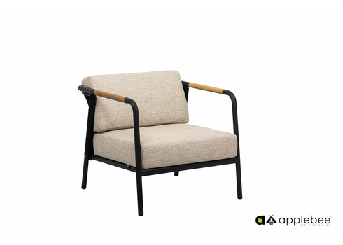 Tugitool Apple Bee ELLE BELT must / beež, 70x83xH65 cm