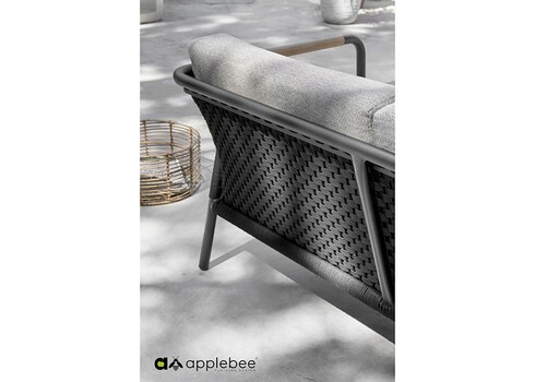 Diivan Apple Bee ELLE BELT must / beež, 201x83xH65 cm