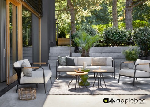 Aiamööbli komplekt Apple Bee ELLE BELT must / beež