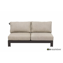 Diivan Apple Bee STICKS & MORE hall / beež, 144x87xH62 cm