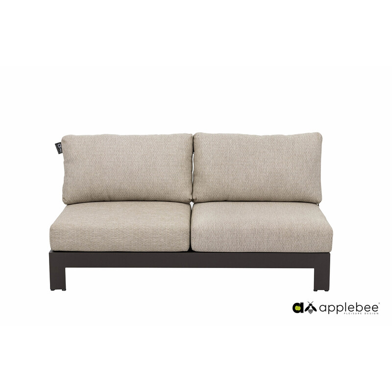 Diivan Apple Bee STICKS & MORE hall / beež, 144x87xH62 cm