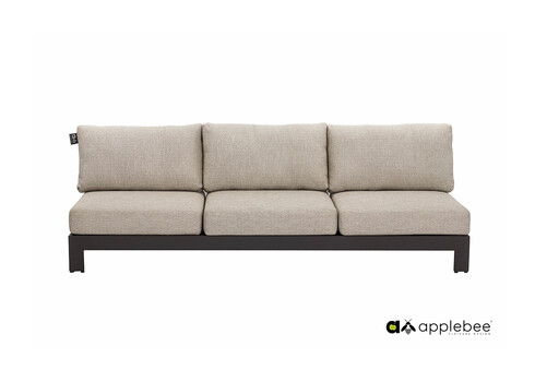 Diivan Apple Bee STICKS & MORE hall / beež, 216x87xH62 cm