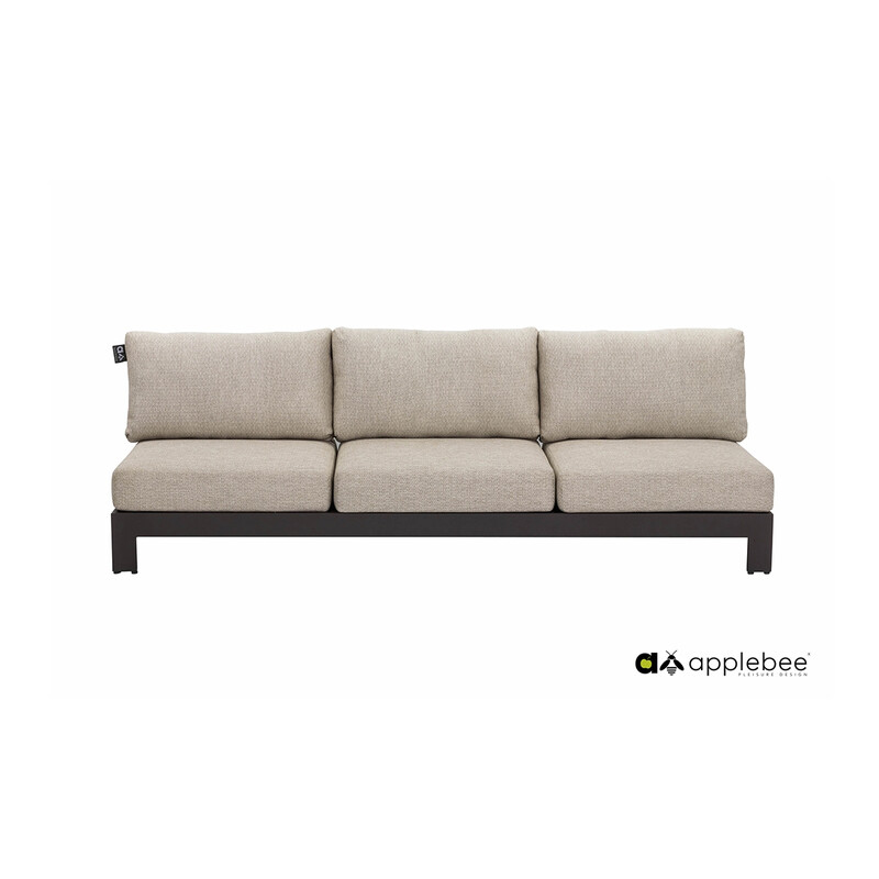 Diivan Apple Bee STICKS & MORE hall / beež, 216x87xH62 cm