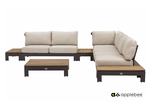 Diivan Apple Bee STICKS & MORE hall / beež, 216x87xH62 cm