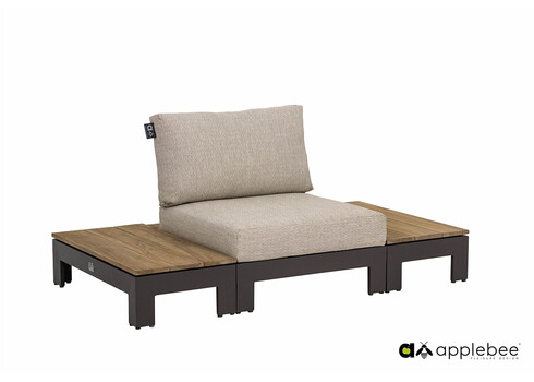 Diivan Apple Bee STICKS & MORE hall / beež, 72x87xH62 cm