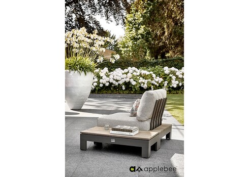 Diivan Apple Bee STICKS & MORE hall / beež, 72x87xH62 cm