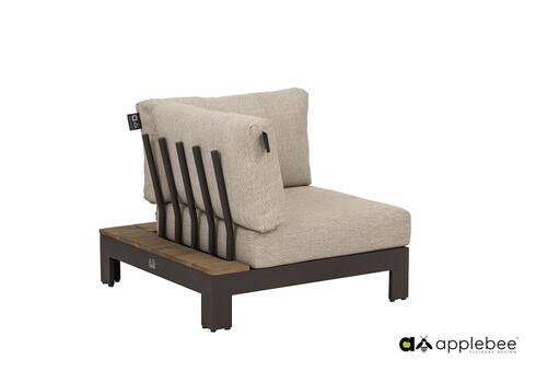 Diivan Apple Bee STICKS & MORE hall / beež nurk, 87x87xH62 cm