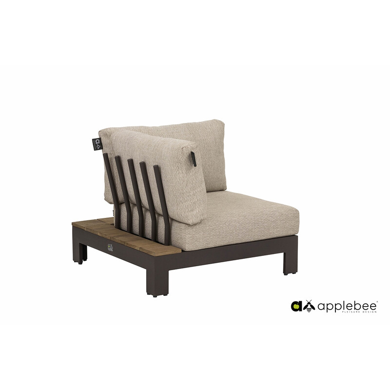 Diivan Apple Bee STICKS & MORE hall / beež nurk, 87x87xH62 cm