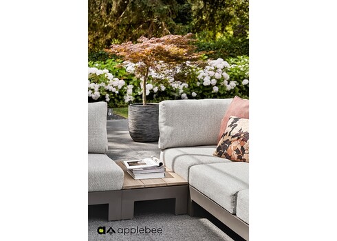 Diivan Apple Bee STICKS & MORE hall / beež nurk, 87x87xH62 cm