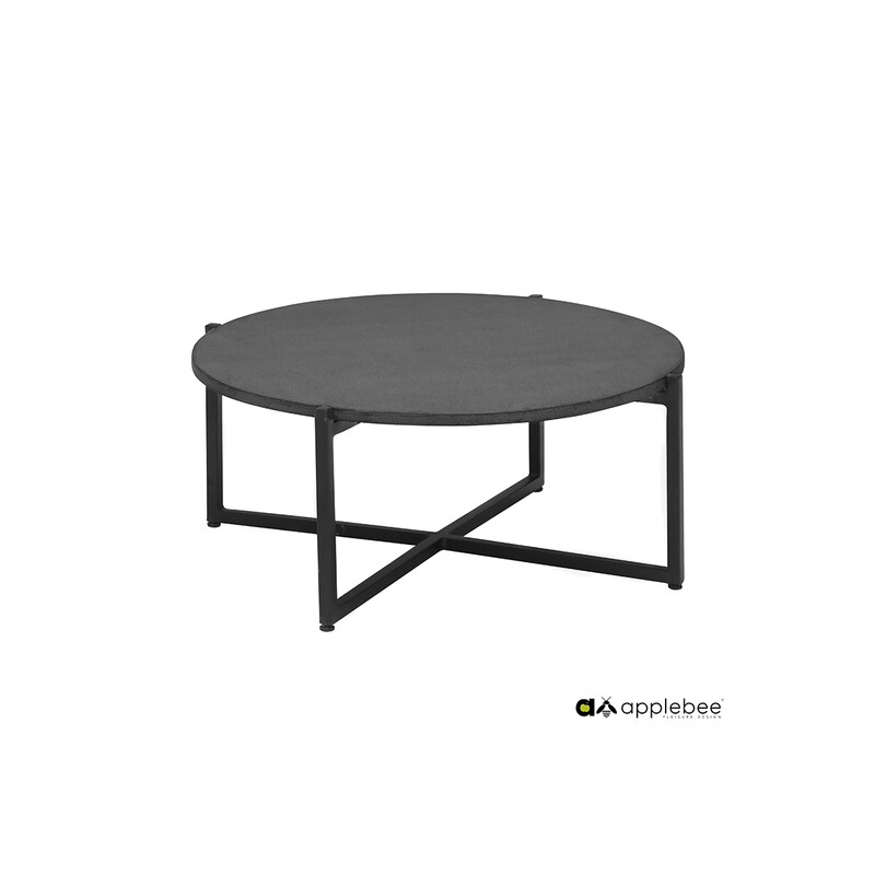 Diivanilaud Apple Bee SOUL must / laava, D74xH30 cm