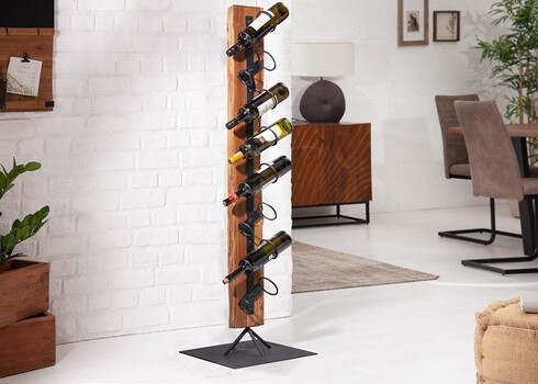 Veiniriiul HEMINGWAY tiigipuu, 40x40xH140 cm