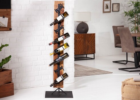 Veiniriiul HEMINGWAY tiigipuu, 40x40xH140 cm