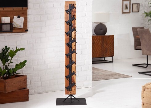 Veiniriiul HEMINGWAY tiigipuu, 40x40xH140 cm