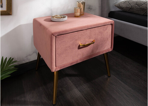 Öökapp FAMOUS tuhmroosa, 45x36xH42 cm