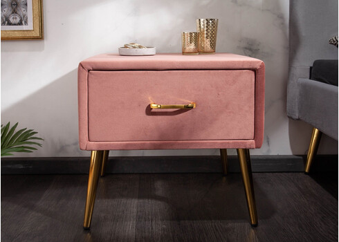 Öökapp FAMOUS tuhmroosa, 45x36xH42 cm