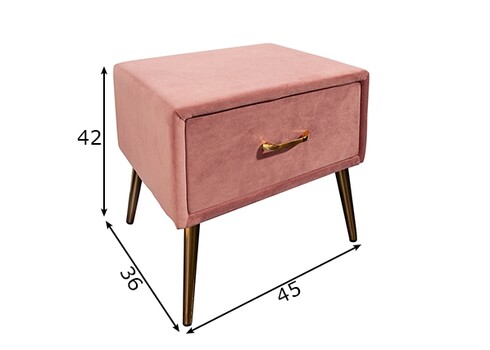 Öökapp FAMOUS tuhmroosa, 45x36xH42 cm