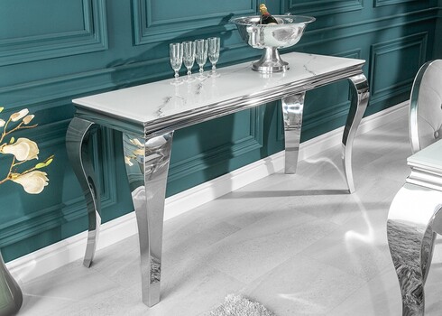 Konsoollaud MODERN BAROQUE marmor, 145x50xH75 cm