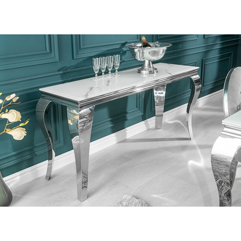 Konsoollaud MODERN BAROQUE marmor, 145x50xH75 cm