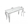 Konsoollaud MODERN BAROQUE marmor, 145x50xH75 cm