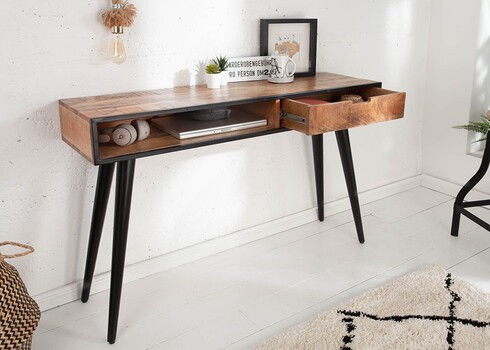 Konsoollaud INDUSTRIAL mango, 120x35xH75 cm
