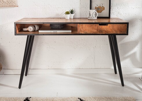 Konsoollaud INDUSTRIAL mango, 120x35xH75 cm