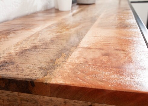 Konsoollaud INDUSTRIAL mango, 120x35xH75 cm