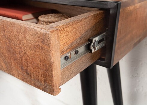 Konsoollaud INDUSTRIAL mango, 120x35xH75 cm