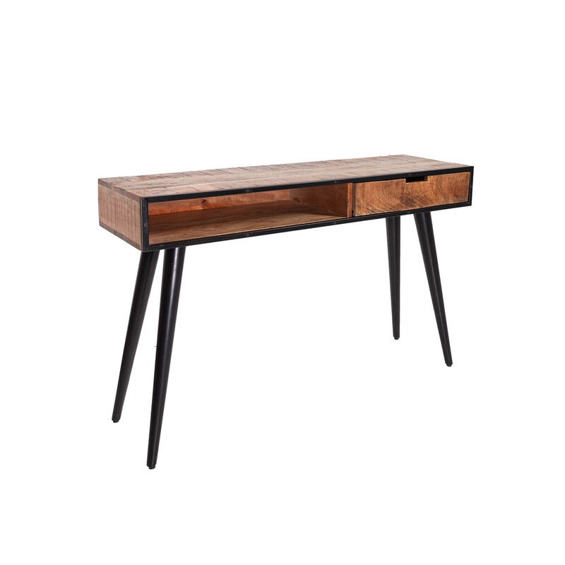 Konsoollaud INDUSTRIAL mango, 120x35xH75 cm