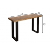 Konsoollaud IRON CRAFT mango, 115x40xH77 cm