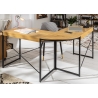Kirjutuslaud STUDIO tamm / must, 130x46xH76 cm