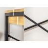 Kirjutuslaud STUDIO tamm / must, 130x46xH76 cm