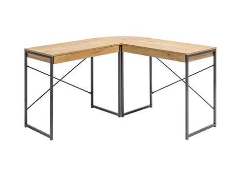 Kirjutuslaud STUDIO tamm / must, 130x46xH76 cm