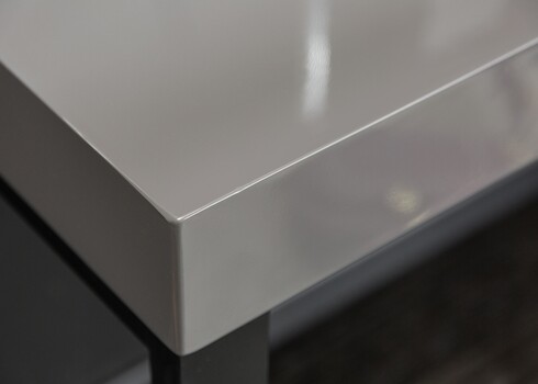 Kirjutuslaud VISION hall läige, 120x40xH75 cm