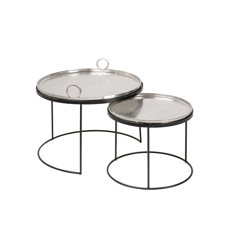 Abilaudade komplekt ORIENTAL hõbe