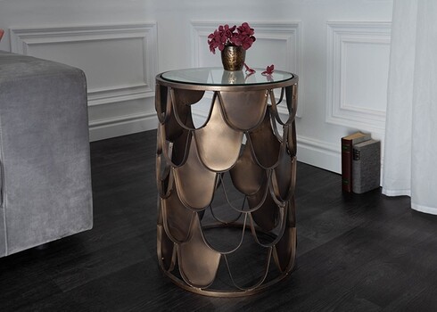 Diivanilaud ABSTRACT antiikvask, 40x40xH54 cm