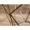 Diivanilaud DIAMOND valge marmor, 69x69xH38 cm