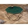 Diivanilaud DIAMOND roheline marmor, 69x69xH38 cm