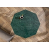 Diivanilaud DIAMOND roheline marmor, 69x69xH38 cm