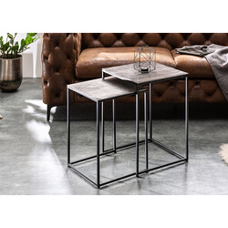 Abilaudade komplekt ELEMENTS hõbe / must