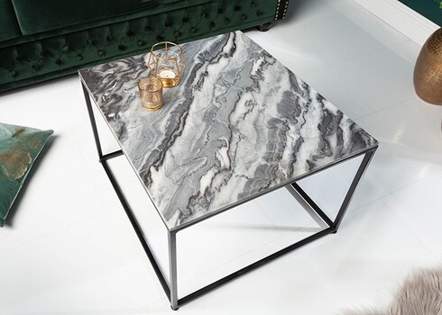 Diivanilaud ELEMENTS hall marmor, 50x50xH41 cm