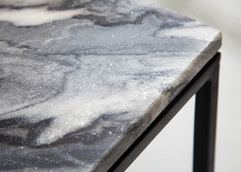 Diivanilaud ELEMENTS hall marmor, 50x50xH41 cm