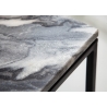 Diivanilaud ELEMENTS hall marmor, 50x50xH41 cm